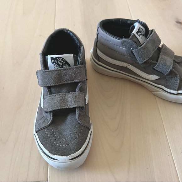 Vans Kids Gray High-Top Sneakers - Picture 3 of 11